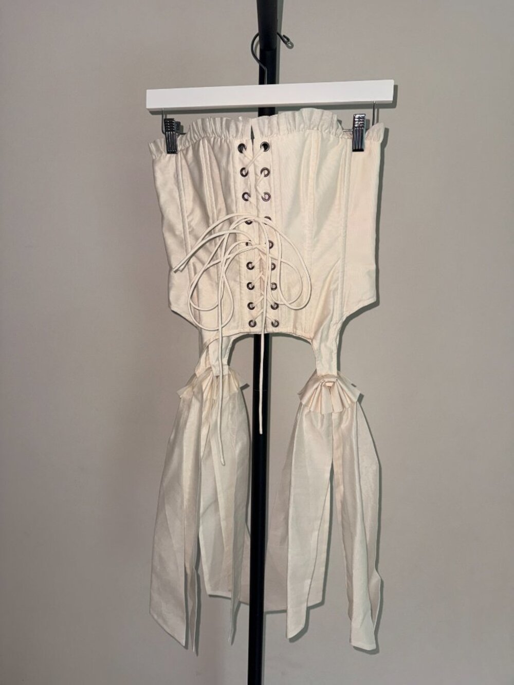 Selkie Corset Beige White S - Picture 3 of 7